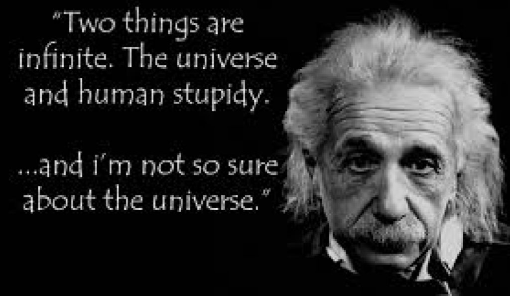 A quote from Albert Einstein