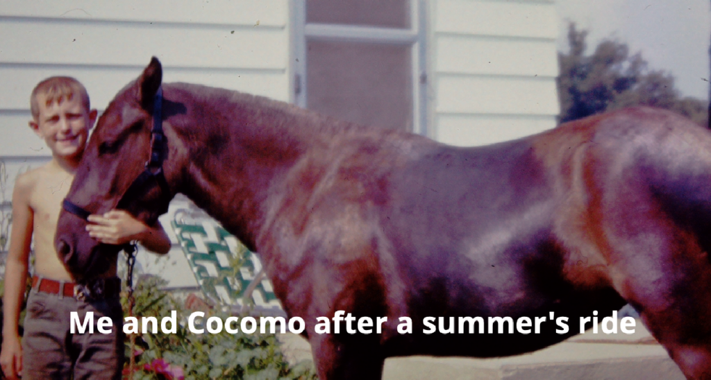 Me and Cocomo after a summer’s ride