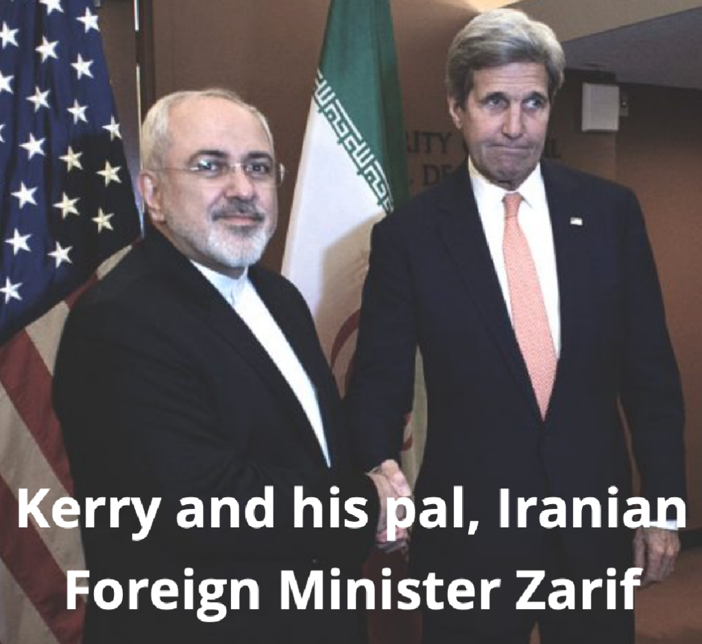 Kerry and his pal, Iranian Foreign Minister Zarif 