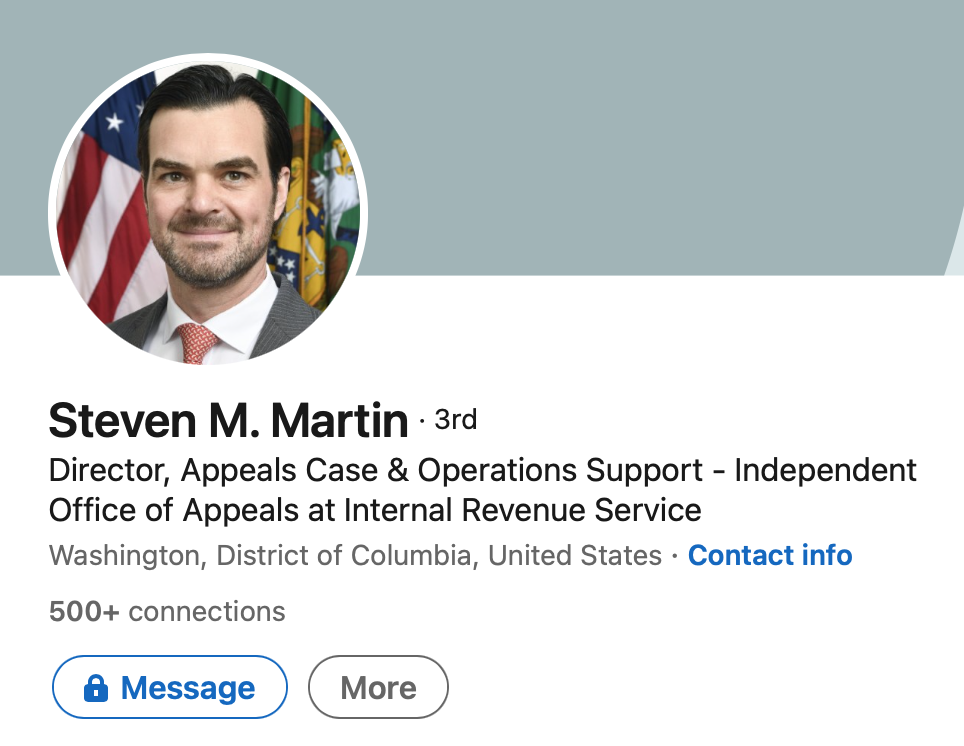 Profile of Steven M. Martin