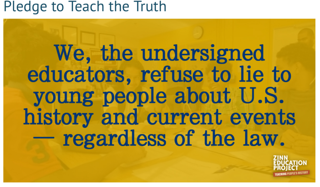 Pledge to Teach the Truth