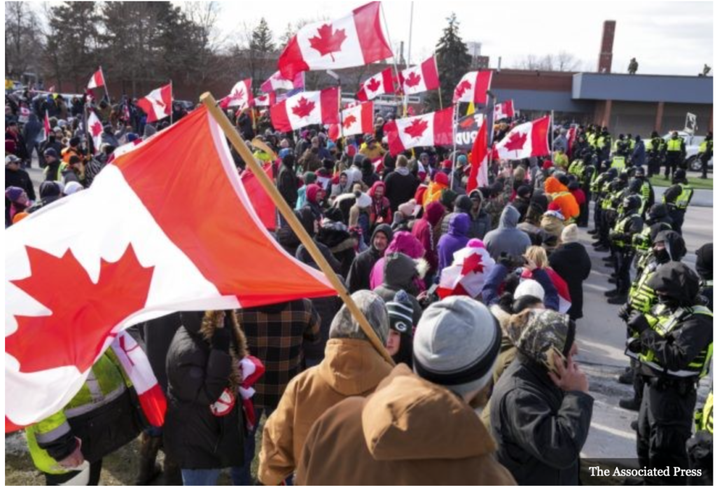 Protest in Canada