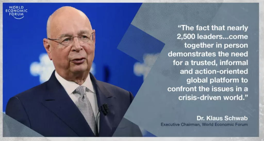 A quote from Dr. Klaus Schwab