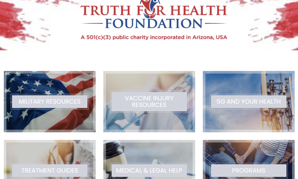 Website of the Trust for Health Foundation