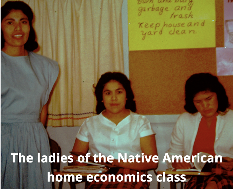 The ladies of the Native American Home Economics Class