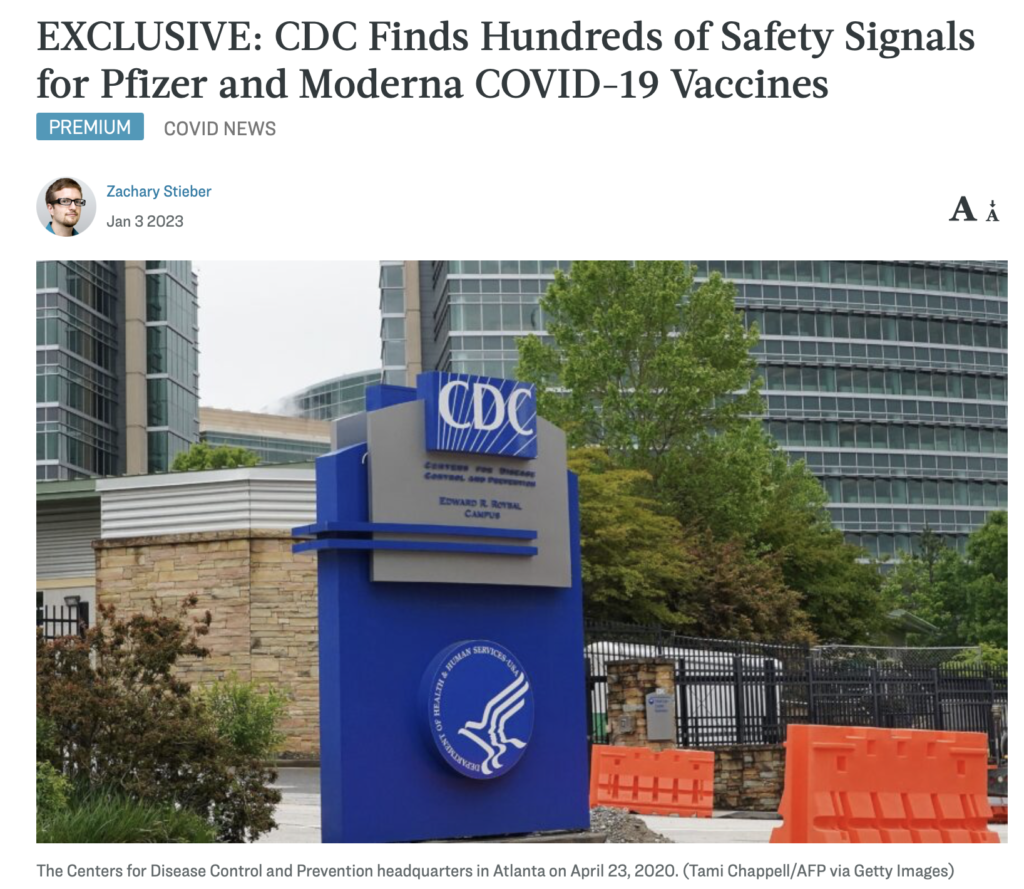 CDC Finds Hundreds of Safety Signals for Pfizer and Moderna COVID-19 Vaccines