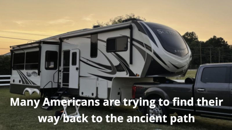 Many Americans are trying to find their way back to the ancient path
